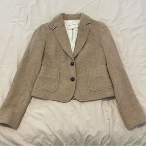 Banana Republic Tan Wool Blazer Size 0